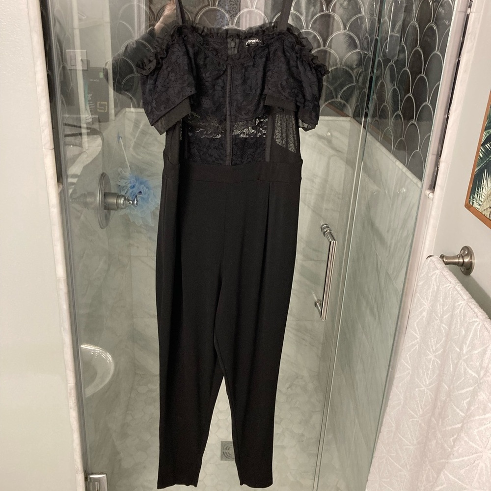 Express Lace Jumpsuit